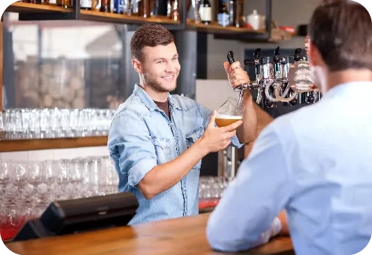 man_serving_alcohol1_access_training_first_aid_course_bendigo_white_card